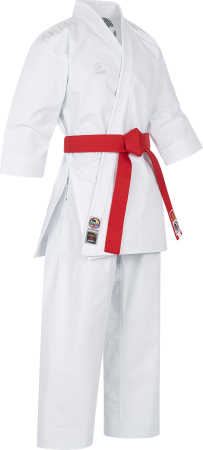 Omologate WKF - Karate Gi “Migoto” - Alb, broderie alba, marime 160 cm