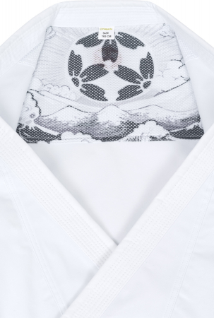 Karate Gi “Migoto” - Alb, broderie alba, marime 175 cm [6]