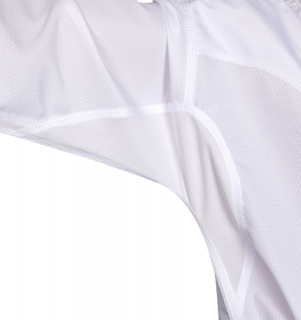 Karate-Gi "Premium Kumite", aprobat WKF, Hayashi, Alb cu broderie albastra, 190 cm [12]