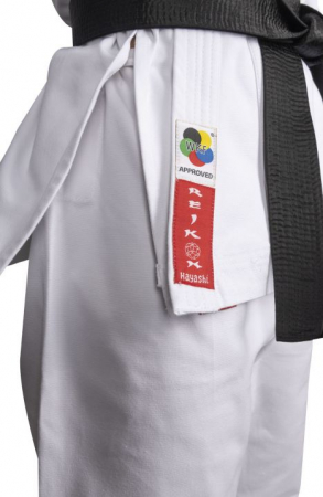 Karate-Gi Reikon, aprobat de WKF, Hayashi, Alb, 130 cm [4]
