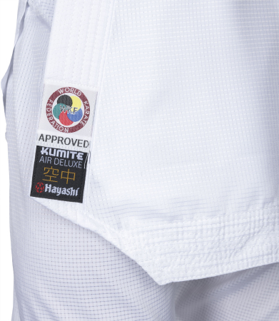 Karate-Gi Set “Air Deluxe Competition” ( aprobat WKF ) - Alb, Marimea 170 cm [6]