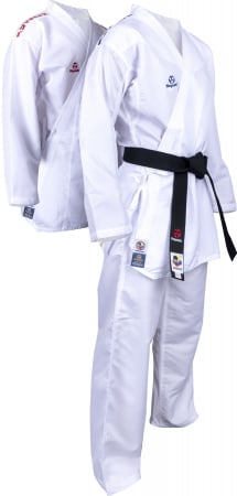 Omologate WKF - Set de karate gi "Premium Kumite Competition" - alb, 175 cm
