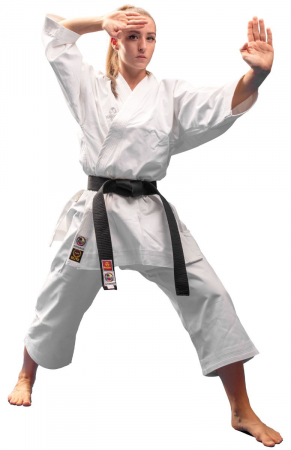 Karate-Gi „Tenno Elite“, aprobat WKF, Hayashi, Alb, 140 cm [3]