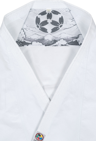Karate gi “Tenno Premium” - white, with white embroidery, size 180 cm [6]