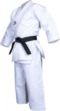 Karate -GI „Tenno” (aprobat WKF) - Alb, 12 oz, dimensiune 160 cm [2]