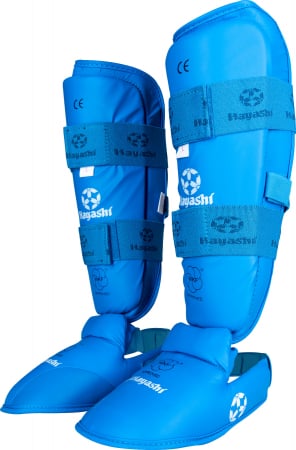 Omologate WKF - Tibiera Karate si Protectie, aprobat WKF - albastru, dimensiunea XS