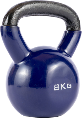 Accesorii Antrenament - Gantera Kettlebell - mov, 8 kg