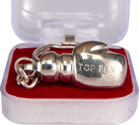 Brelocuri - Breloc “Boxing gloves” - argintiu