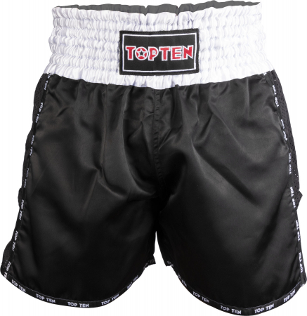 Kickbox-Shorts “KicksOff” - black, size XL, with WAKO label [1]