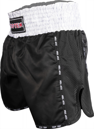 Kickbox-Shorts “KicksOff” - black, size XL, with WAKO label [2]