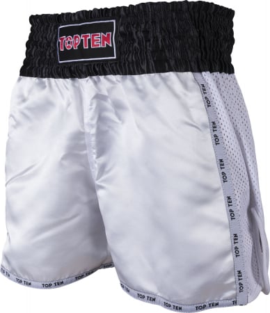 Kickbox-Shorts “KicksOff” - white, size M, with WAKO label [2]