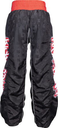 Kickboxing pants “Graffiti” - black-black, size  S = 160 cm [2]