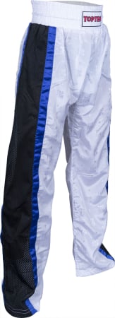 Import - Kickboxing pants “Mesh” - size S = 160 cm, white-black