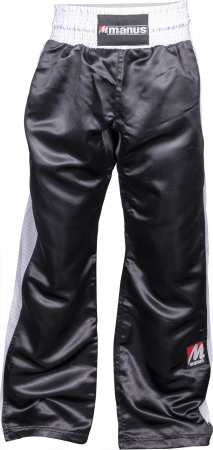 Kickboxing pants - size XL = 190 cm, black-white [1]