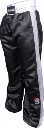 Kickboxing pants - size XL = 190 cm, black-white [2]