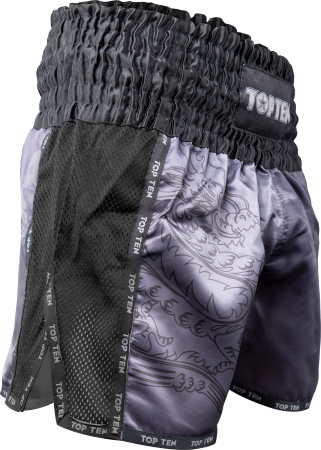 Import - Kickboxing shorts “Dragon” - black-gray, size XXL