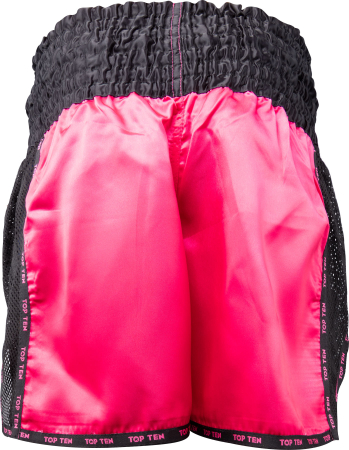 Kickboxing shorts “Dragon” - black-pink, size L [3]