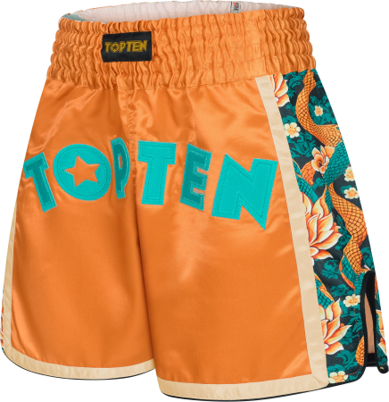 Pantaloni Kickboxing "Ryu del Mar" - portocaliu, marime XL [2]
