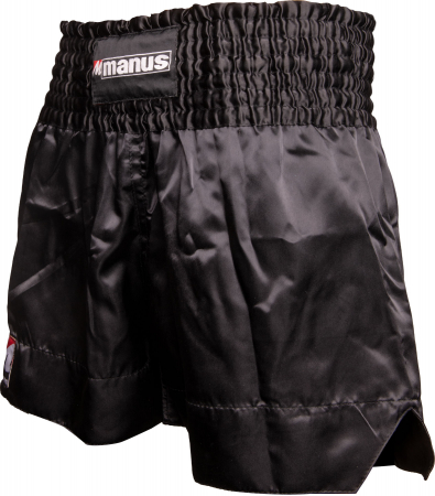 Pantaloni scurți Kickboxing Shadow, Manus, Negru, L [1]