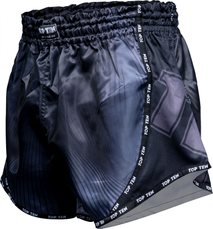 Pantaloni scurti Kickboxing “Vectory”, Top Ten, Negru, S [2]