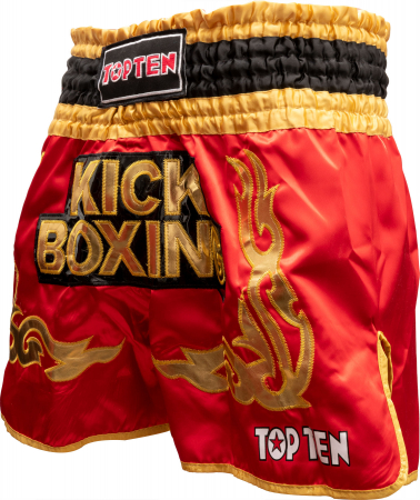 Pantaloni scurti "WAKO Kickboxing", aprobat WAKO, Rosu, L [4]