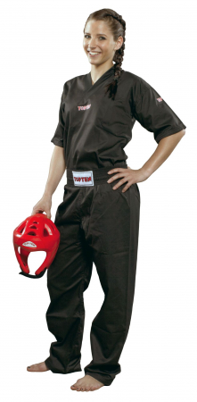 Dobok-uri, Uniforme, Combinezoane - Uniforma Kickbox “Classic” - marime 110 = 110 cm, negru