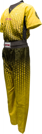 Uniforma Kickboxing „Grafic”, Top Ten, Galben-Negru, L [2]