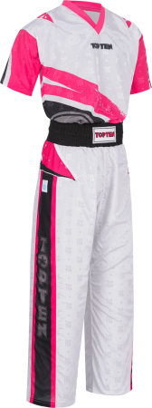 Import - Kickboxing uniform "Urban Arts" - white-pink, size XXL