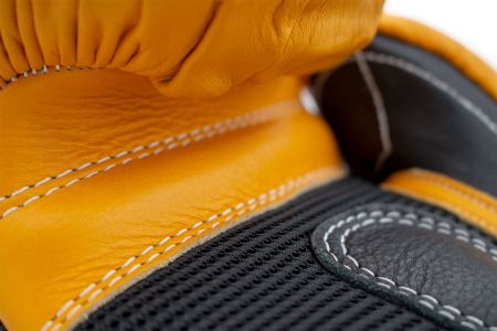 Manusi box 4select din piele, Top Ten , negru - portocaliu, 14 oz [1]