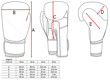 Manusi box “Urban Arts” - auriu-alb, 12 oz [6]