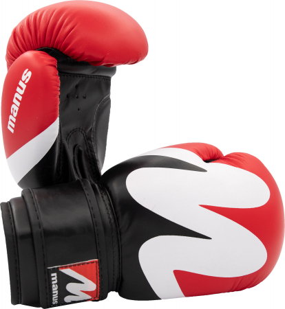 Ultimele bucati - Manusi box "Wave", Manus, rosu, 16oz Standard