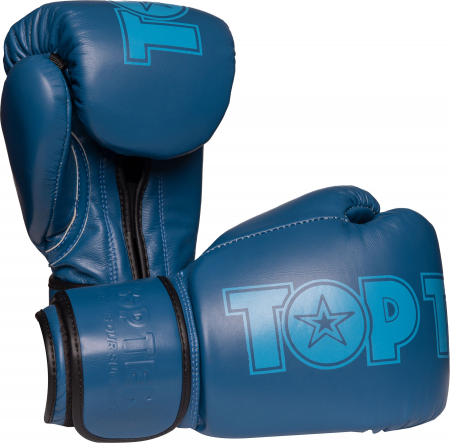 Mănuși de box "Black'n'Black", Top Ten, Negru, 16oz [7]