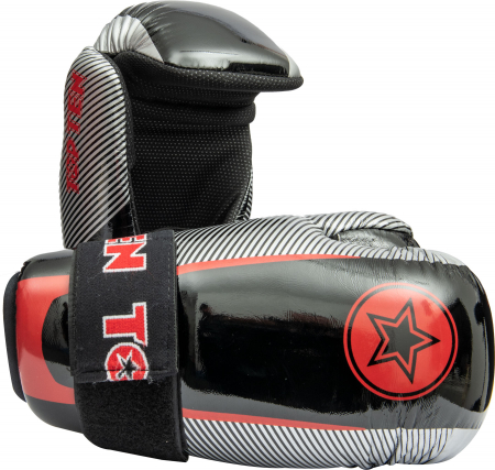 Manusi - Manusi de box "Star & Stripes", Top Ten, Negru-Argintiu, S