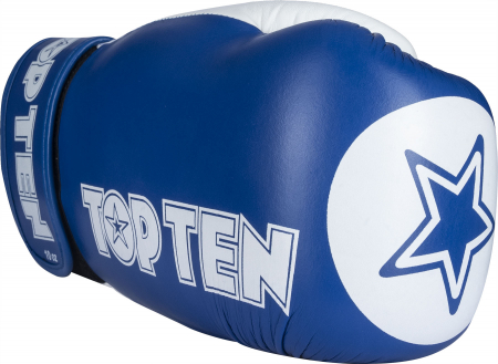 Manusi de box "STAR XLP", aprobate WAKO , Top Ten, Albastru, 10 oz [4]