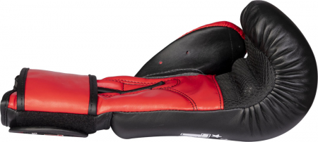 Manusi de box "TOP TEN", Top Ten Negru-Rosu, 12oz [5]
