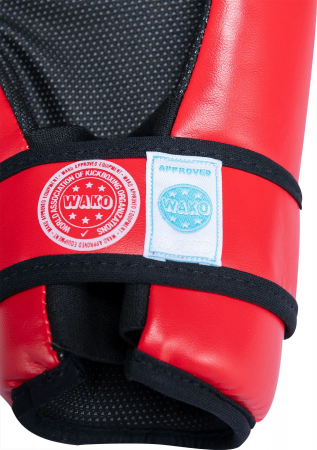 Manusi de kick-boxing, "Point Fighter", aprobate WAKO, Top Ten, rosu, M [1]