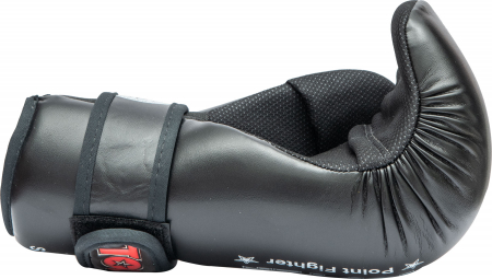 Manusi de kick-boxing, "Point Fighter", aprobate WAKO, Top Ten, Negru, XS [5]