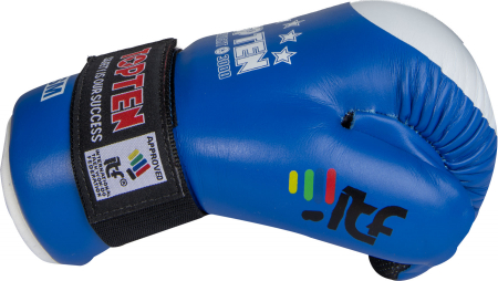 Manusi de Taekwon-do, "ITF Superfight 3000", aprobate ITF, Top Ten, Albastru, L-XL [3]