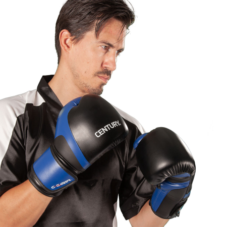 Reduceri Flash - ​​​​​​​Mănuși Kickboxing C-GEAR Determination aprobate WAKO 10oz Negru/Albastru