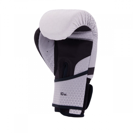 Manusi lavabile Kickboxing C-GEAR Sport Discipline (aprobare WAKO) negru-gri 10 Oz