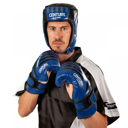 Manusi Point Fighting C-GEAR Integrity aprobate WAKO, Century, Negru/Albastru, S [3]