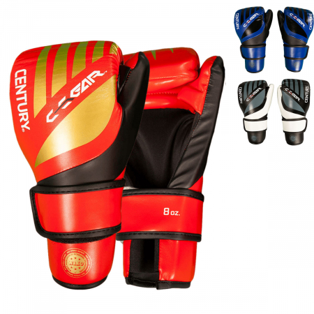 Kickboxing - Manusi Point Fighting C-GEAR Integrity aprobate WAKO, Century, Rosu/Auriu, S