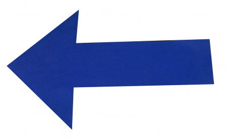 Accesorii sala/competitie - Marker cauciuc forma sageata, Albastru