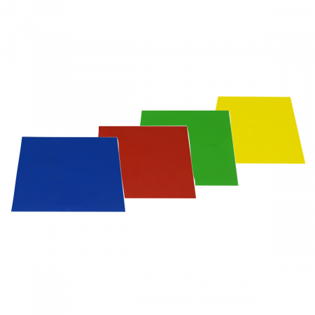 Accesorii sala/competitie - Marker din cauciuc forma patrat, Albastru