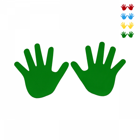 Marker sub forma de mana pereche 2 buc, Rosu [1]