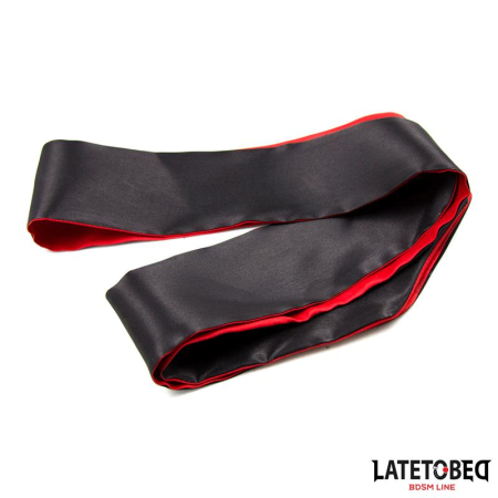Red and Black Satin Blindfold [1]