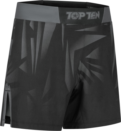 Import - MMA Shorts “Borrado” with inner trousers - black, size XS = 150cm
