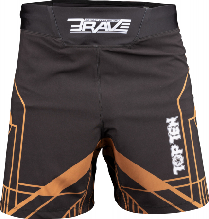 Pantaloni scurti MMA “BRAVE” - Negru-Auriu, marime  XL [10]
