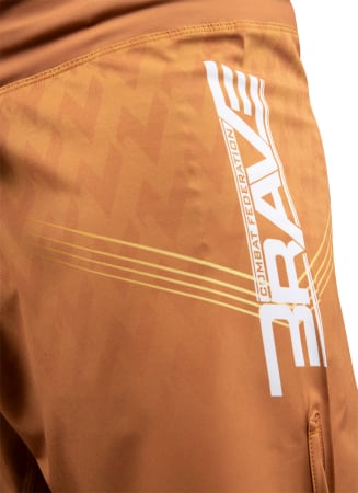 Pantaloni scurti MMA “BRAVE Fight Night” - Maro, Marime XL [5]