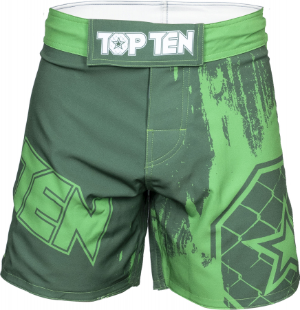 MMA-Shorts “Power Ink” - green, size XL [1]